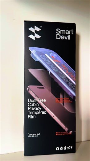 With this new screen armor removing dust is a breeze! Just take the dust removal tape, pull, and voila—no more dust! No more worrying about air bubbles. Plus, you get two screen protectors This high-definition anti-spy technology offers impeccable clarity, ensuring your display looks as vibrant as ever. Normally, you'd pay a lot elsewhere for this kind of quality.