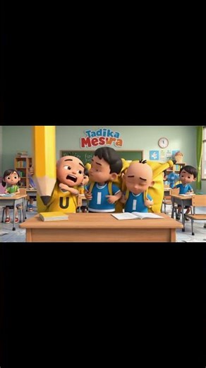 pensil raksasa Upin Ipin #youtubeshorts #upinipin #short #pensilajaib #pensilraksasa