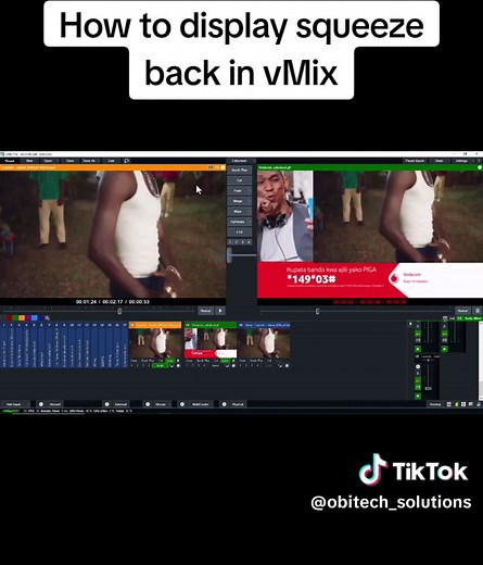 How to Display Squeeze Back in vMix | Add Squeeze Back