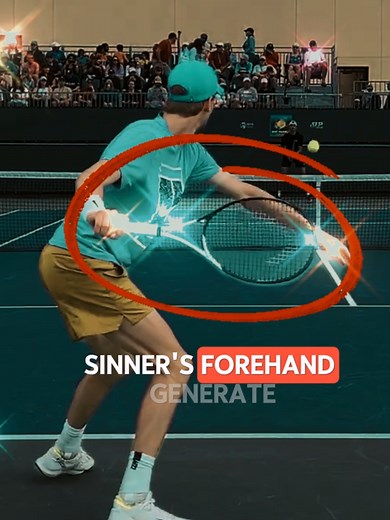 Jannik Sinner: Forehand Technique Breakdown in Slow Motion