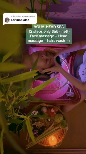 AQUA HEAD SPA | 12 Steps for $68 | Face Massage, Head Massage, Hair Wash