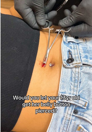 Teenager's Secret Belly Button Piercing Story