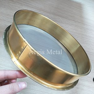 [Hot Item] Dia 200 mm 8 Inch Brass Test Sieve Wire Mesh Testing Sieve