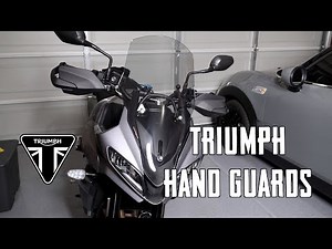 Hand Guards Install - 2022 Triumph Tiger Sport 660