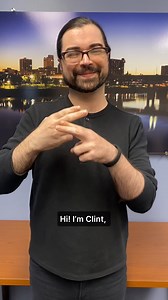 Open doors, open conversations. Clint loves that Sorenson gives employees the chance to connect with leaders at every level. VD: A person with glasses and a beard standing indoors, wearing a black long-sleeve shirt. Behind a person is a photo or painting of a cityscape at dusk with buildings, lights, and a body of water reflecting the lights. Transcript: Hi! I’m Clint, and I love working at Sorenson. One of my favorite things is that clear communication is important for us as employees, too. We 
