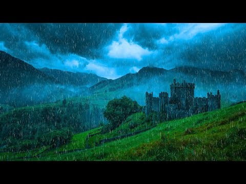 Severe Insomnia? Sleep in 3 Minutes 🌧️ Forest Rain & Thunder Therapy