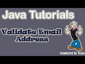 How to Validate Email Address Using Java language | Validate Email Address in Java