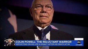 2.5K views · 46 reactions | REMEMBERING GENERAL COLIN POWELL: He was the first black Secretary of State and Chairman of the Joint Chiefs, serving under four presidents. This morning, we’re now hearing one of his final interviews in which he described himself as a “reluctant warrior.” ABC’s Andrew Dymburt has more. | World News Now | Facebook