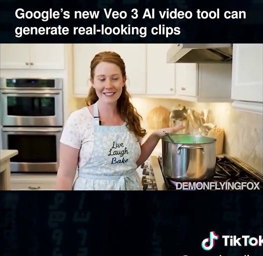 This might be the future of filmmaking! Veo 3, Google’s new AI model, creates visually stunning, minute-long videos using only text or images. It supports complex camera movements, allows for precise frame editing, and while audio syncing isn’t perfect yet, it’s already pushing the boundaries of what AI can do for storytelling. Video by demonflyingfox (on IG) #ai #aivideo #aitools #aiartist #ainews #aienthusiast #aiautomation #aibusiness #veo3