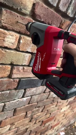 @refrigeration_ac_ (IG) showing the power of the M12 FUEL Compact 16 mm SDS-Plus Hammer. https://toolforce.ie/milwaukee-m12-fuel-m12fhac16-compact-16mm-sds-plus-hammer/ #ToolForce #MilwaukeeDealer