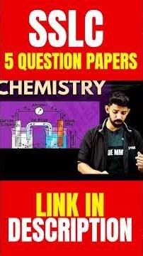 SSLC Chemistry Complete Chapters Model Questions Pdf
