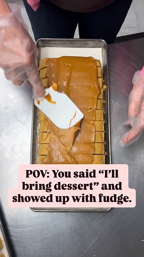 The Thanksgiving pies never stood a chance against Pumpkin Spice Delight, our fall flavor from the Pure Michigan Mackinac Island Fudge collection. 🎃🍂 Creamy pumpkin spice fudge, rich caramel drizzle, a sprinkle of sea salt, and of course… candy pumpkins. Because we don’t miss details (or dessert). 😋 Order Pumpkin Spice Delight and more Thanksgiving treats at ryba.com. 🧡 | Ryba's Fudge Shops