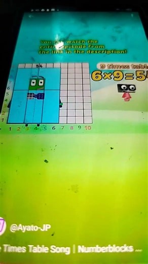 Nine Times Table Song Numberblocks