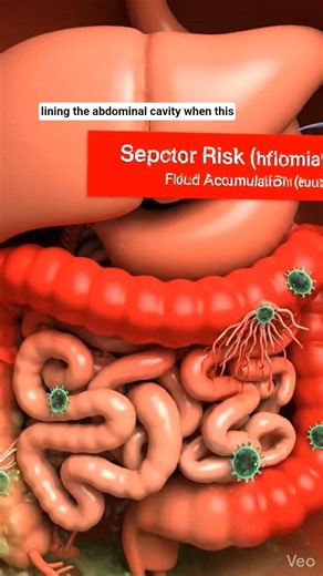 Peritoneum & Peritonitis3D medical animation #peritoneum #inflammation #stomach #abdominal #visceral