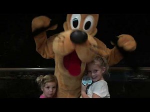 Special Meet and Greet with Pluto at Disney World. Everyone loves Pluto!!! So Magical!!!!