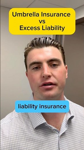 Umbrella Insurance vs Excess Liability - What’s The Difference? #business #insurance