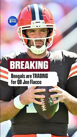 Joe Flacco to Cinci #nfl #bengals