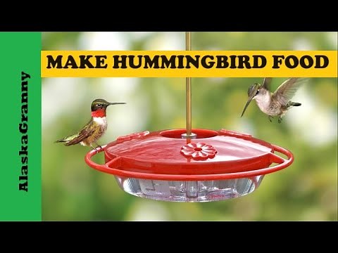 How To Make Hummingbird Food - DIY Hummingbird Nectar Recipe
