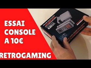 test (unboxing) d'une console classique (Retrogaming) avec 620 jeux inclus