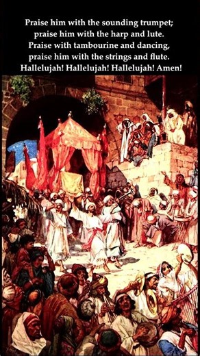 Psalm 150: 3-4. Tune: Alleluia