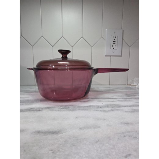 Corning Ware Vision Cranberry 2.5L Saucepan, Vintage Replacement Pot, Glass Lid, USA Kitchenware - Etsy