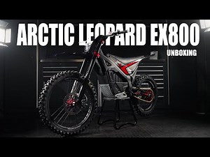Arctic Leopard EX800 Electric Dirt Bike #unboxing