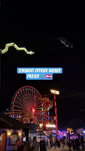Tornado Offride Prater Wien 🎡🇦🇹 #tornado #themepark #funfair #viral #wien #prater #adrenaline
