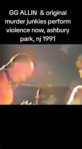 GGALLIN and the original murder junkies perform at the fastlane early 91