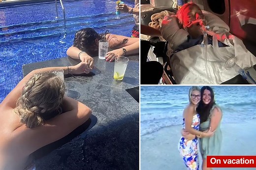 Horrifying photo shows college students passed out at Mexican pool bar after sipping water they now think was spiked