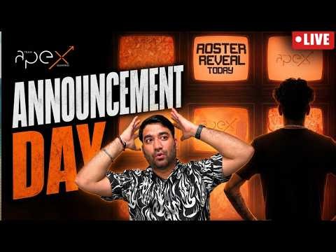 DEKHO WO AAGYA 🤩 TEAM APEX GAMING - ROSTER ANNOUCEMENT 🖤🔝 BMPS FORMAT EXPLAINED🧐📝 #live #bmps