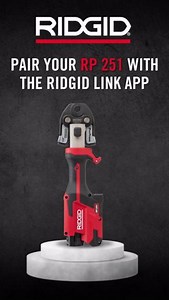 Unbox. Install. Connect. RIDGID Link™ gives you full control over your RP 251! Track, lock, and monitor your tool with ease. 💪 #RIDGID #RIDGIDTools #RIDGIDApp #Pressing #PlumbingTools | RIDGID Tools