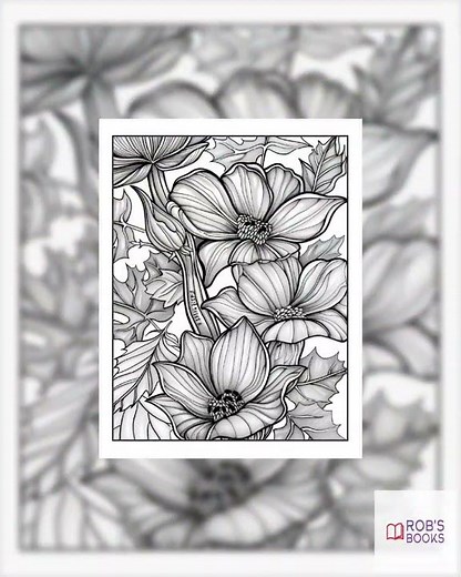 200 Autumn Botanical Coloring Pages for Adults