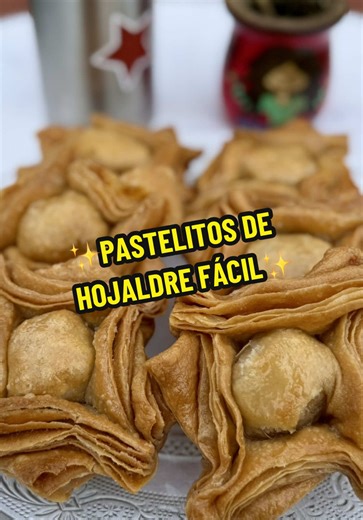 ✨PASTELITOS DE HOJALDRE FÁCIL✨ Team batata o membrillo? HOJALDRE ✅ 500 grs de harina 0000 ✅ 1 cdta de sal fina ✅ 100 grs de manteca pomada ✅ 230 ml de agua ✅ 40 grs de manteca a punto pomada 2 cucharadas de maicena o fécula de maíz ✅ harina extra para espolvorear RELLLENO ✅ 300 grs de dulce de membrillo ✅ 300 grs de dulce de batata ALMÍBAR ✅ 300 grs de azúcar ✅ 200 ml de agua ✅ 900 ml de aceite de girasol o 500 grs de grasa para freír Enjoy it! 🧚🏻‍♀️ #pastelitos #pastelitosdehojaldre #pastelit