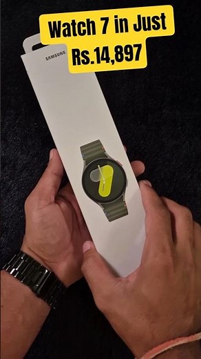 Unboxing Galaxy Watch 7 (LTE) | Unbelievable Deal in Just ₹14,987 #shorts #galaxywatch7