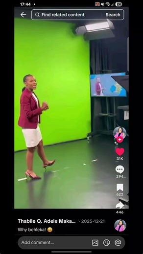 Unexpected Greenscreen Technology in Action