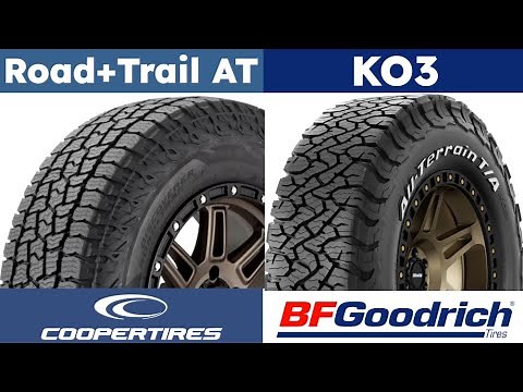 Cooper Discoverer Road+Trail AT vs BFGoodrich All-Terrain T/A KO3