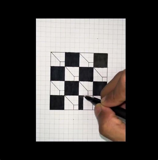 3D Cube Illusion ✏️ | Satisfying Pencil Art