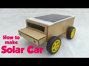 How to Make Solar Car for science project #SolarCar #diy #craft #scienceexperiment #scienceproject
