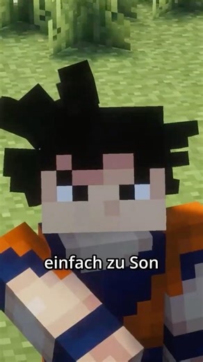 Minecraft, aber ich bin SON GOKU... #shorts #dragonball #minecraft