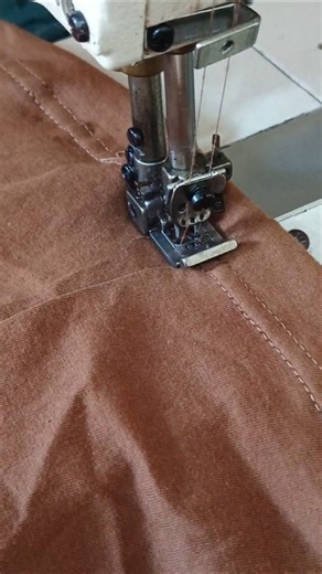 Sew the hem using a Flatlock machine #sewing #hemming