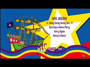 The Wiggles - Here Comes The Big Red Car UK DVD Menu Walkthrough