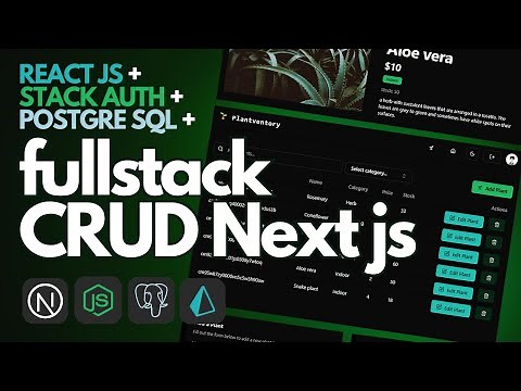 Build & Deploy Full Stack Next.js & React CRUD App with Auth | ShadCN UI, PostgreSQL, Prisma
