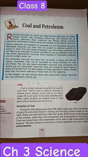 Class 8 Science Ch-3 Coal & Petroleum | NCERT One Shot | Exam Ready #coalandpetroleum #coal #science