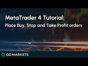 MT4 Trading Tutorial - How to Place a Buy, Stop and Profit Taking Order in Metatrader 4
