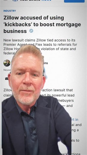 32K views · 296 reactions | This is going to be big. Zillows in another class action law suit alleging steering to “higher priced” mortgages at ZHL vs “shopping” for best rate/pricing. And allegedly coercing agents with better lead flow or being “shut off” if they don’t hit certain #’s for Zillow home loans. : Can’t wait to read the comments. What do you think? | Tom Ferry | Facebook
