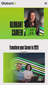 Brais Moure on Instagram: "Si buscas desarrollar tu carrera tecnológica y crecer profesionalmente en 2025, la @globant Career Week es tu evento. 👉 Apúntate desde mouredev.link/globant ✅ Charlas sobre habilidades, estrategias, comunicación, marca personal e IA 🗓️ Del 27 al 31 de enero 🌐 Online y gratis #programacion #programadores #ia #estrategia #evento"