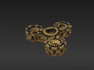 Steampunk Chain Fidget Spinner - Gear Toy