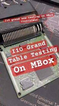 I10Grand ECM Testing On MBox (Me17.9.11.1) #ecm #i10 #repair