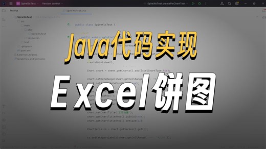 ava 教程：在 Excel 中生成饼图（数据可视化实战）