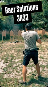 Ran the @baersolutions 3R33 drill at lunch break in class today, this was my 3rd attempt and ended up with a 4.94 clean run and a 9.1093HF. I know there’s still some meat on the bone but it starts to get crazy pretty fast lol #practicalshooting #mandp2point0 | Justin Anderson